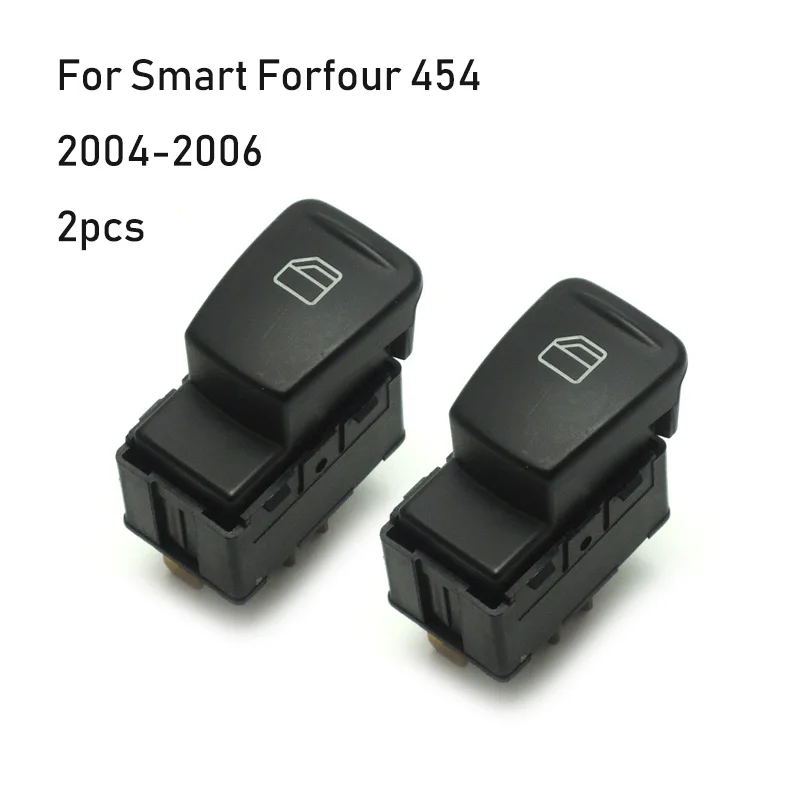 2pcs Передний левый правый переключатель окна для Smart Forfour 454 2004-2006 A4548201010 хэтчбек мощность - Цвет: 2pcs