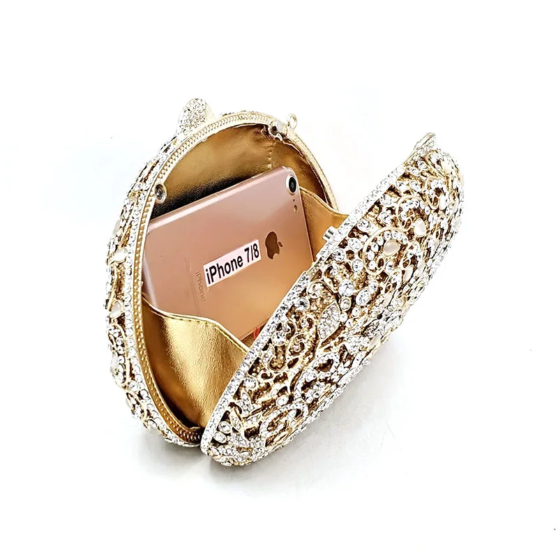 African Bridal wedding party women evening bag diamonds luxury animal peacock gem crystal clutches elegant opal purses | Багаж и сумки