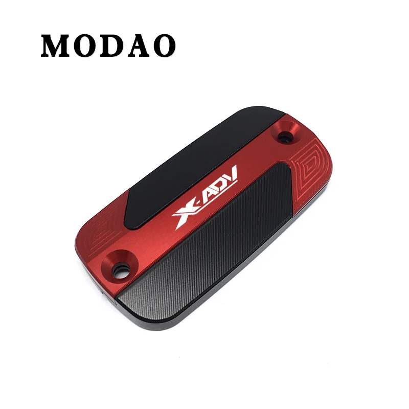 Red Для- Honda X-ADV XADV Мотоцикл CNC передний тормоз жидкость резервуар Крышка от жира скутер аксессуары - Цвет: Red