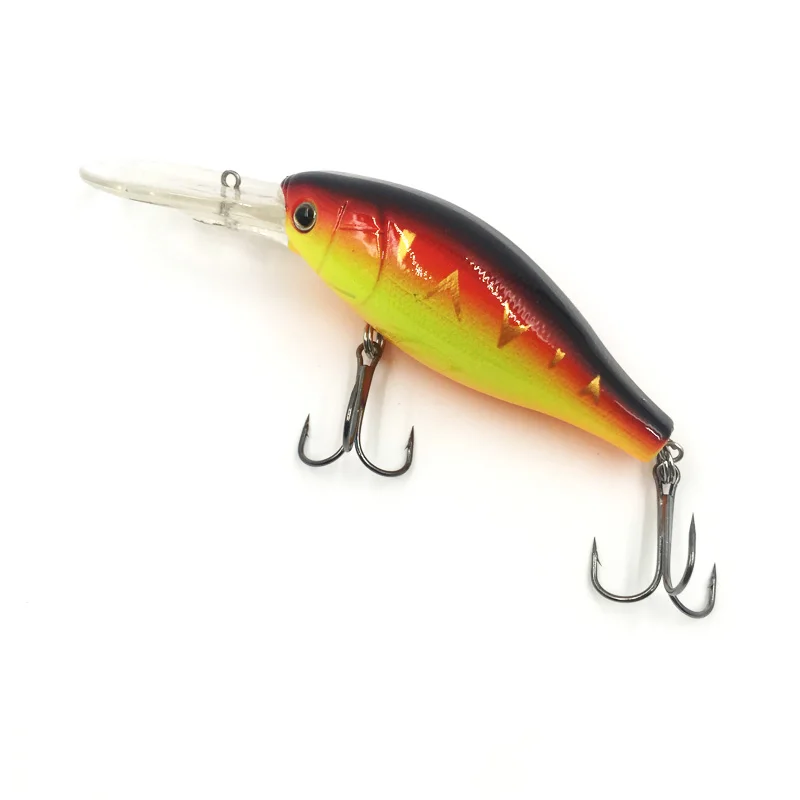 Высокая Приманка Crankbait RealSkin живопись широкий вобль медленно плавающий Jerkbait 2X