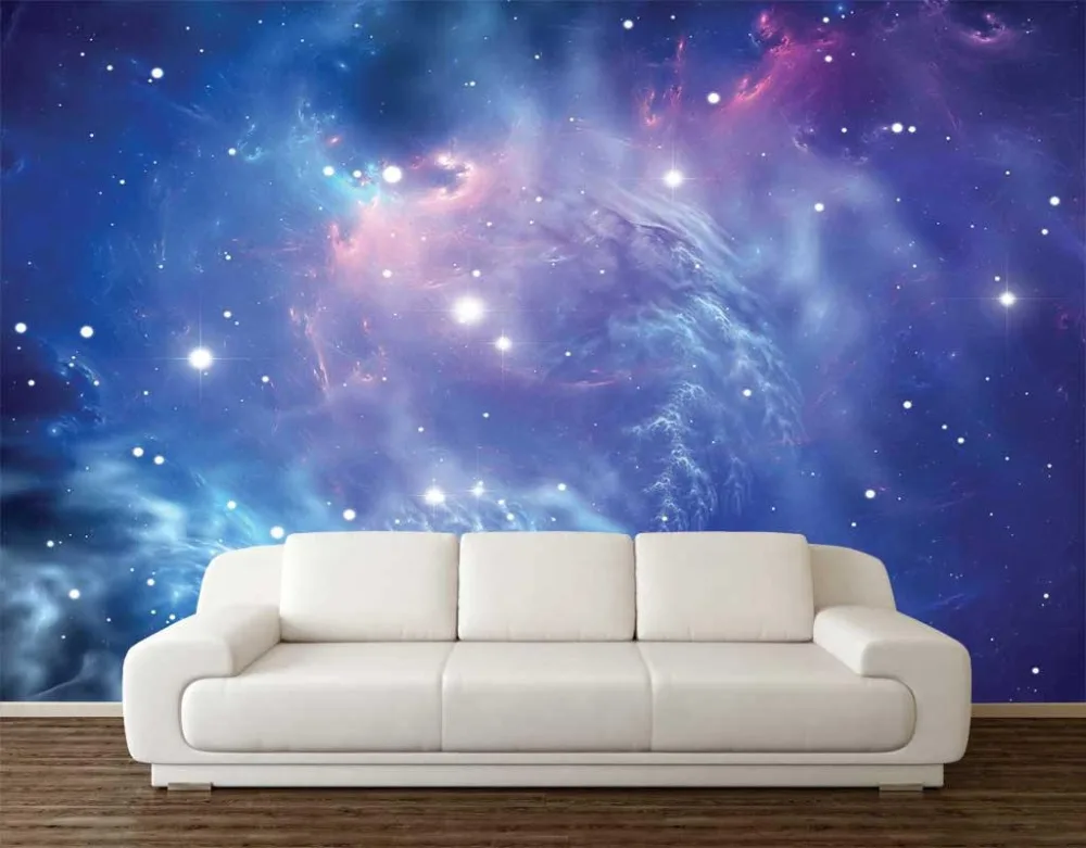 Пользовательские 3D фото обои фантазия галактика космическое украшение на стену