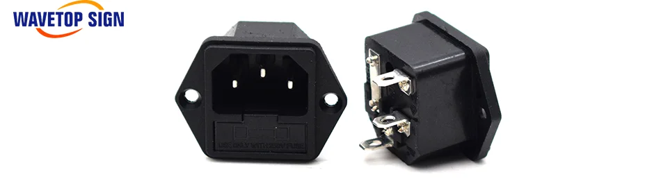 4 шт./лот AC-03 3pin в одном AC мощность разъем характер 10A/250 В в мужской разъем