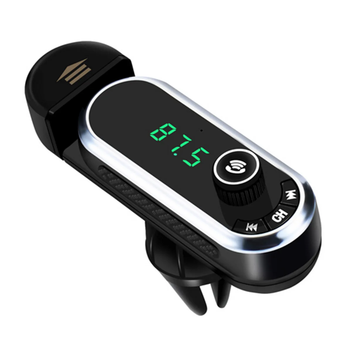 Автомобильный bluetooth hands-free fm-передатчик mp3-плеер, установленный на мобильном телефоне для автомобильного телефона iPhone Зарядка Поддержка TF карты
