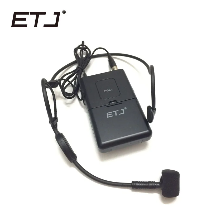 ETJ бренд UHF профессиональный беспроводной микрофон системы PGX PGX14 Черный гарнитура микрофон для сцены