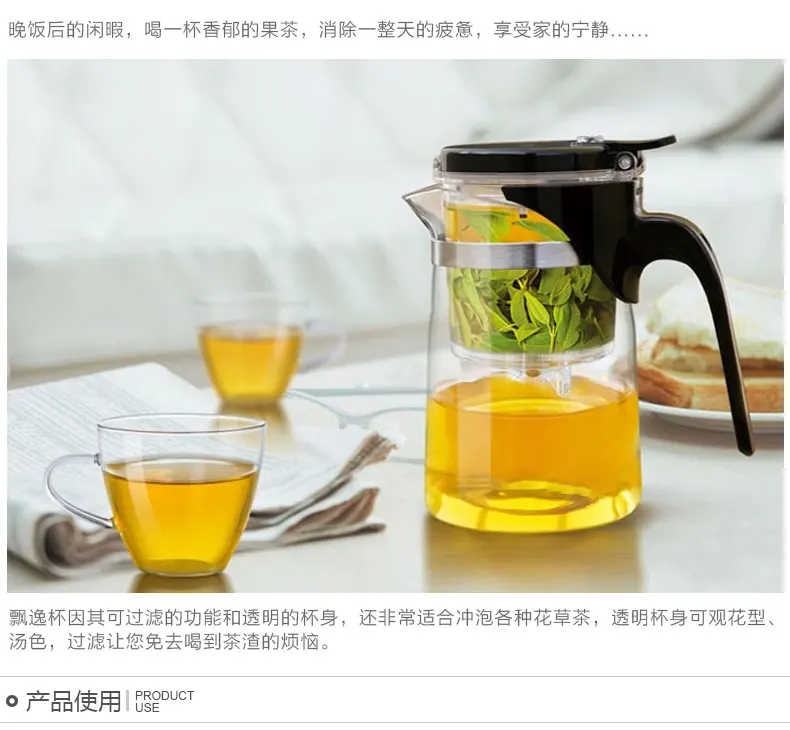 [GRANDNESS] SAMA Samadoyo SAG-08 высококачественный Gongfu Чайник и кружка 500 мл элегантный чайный набор стеклянный чайник художественная чайная чашка стеклянная Gongfu