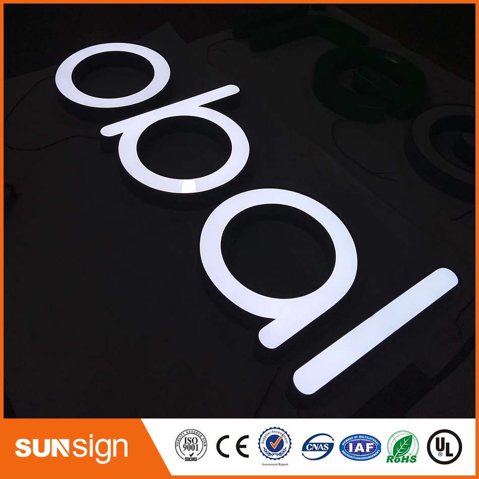 Sunsign Factory Outlet Outdoor acrylic signs channel letter