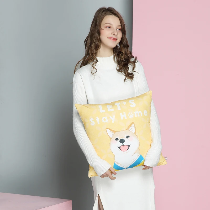 Оригинальная собака Bichon Shunsuke Shiba удобный креативный подарок с сердечником | Дом и