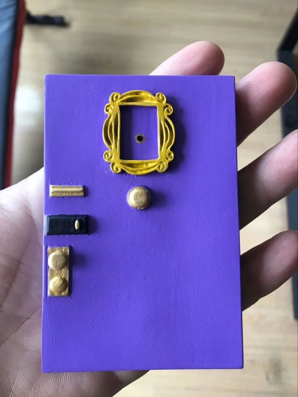 Новые друзья дверь Моники фоторамка резиновые наклейки на холодильник