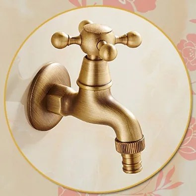 Бесплатная доставка новый дизайн античная стиральная машина кран с твердой