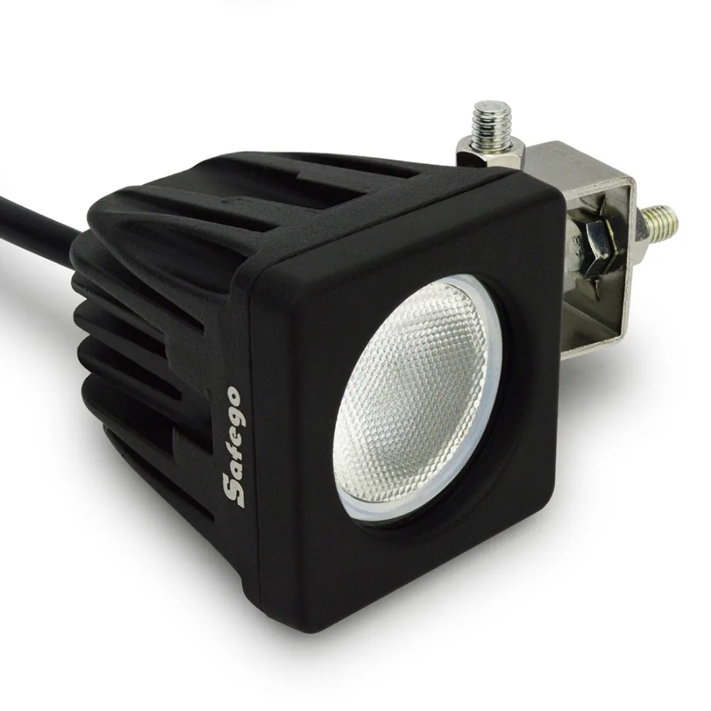 10W led working light Square spot Flood 12V LED worklight work lamp tractor truck offroad | Автомобили и мотоциклы