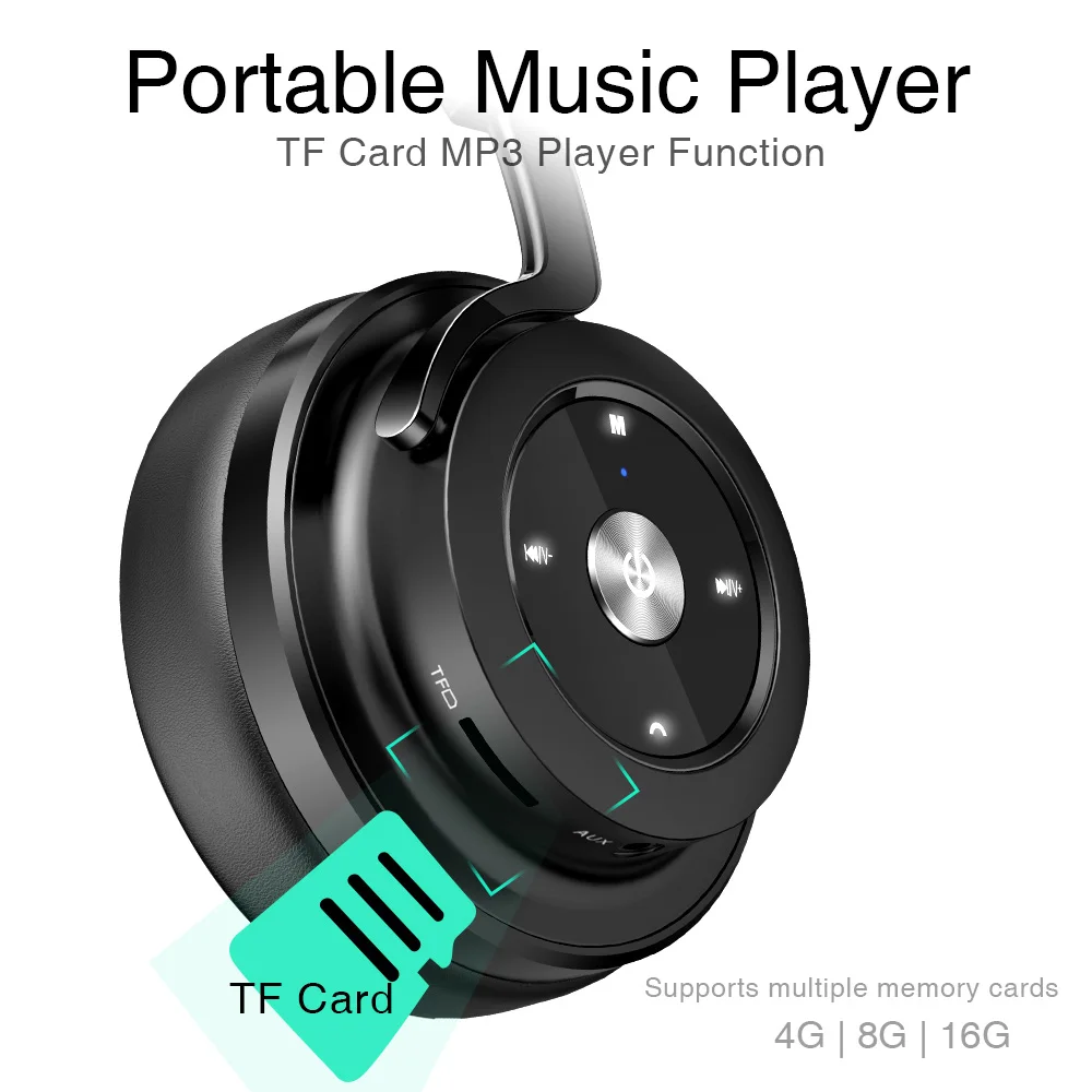 Original Picun Wireless Headphones Bluetooth Headsets Stereo HIFI for a Mobile Phone For Xiaomi Sony | Электроника