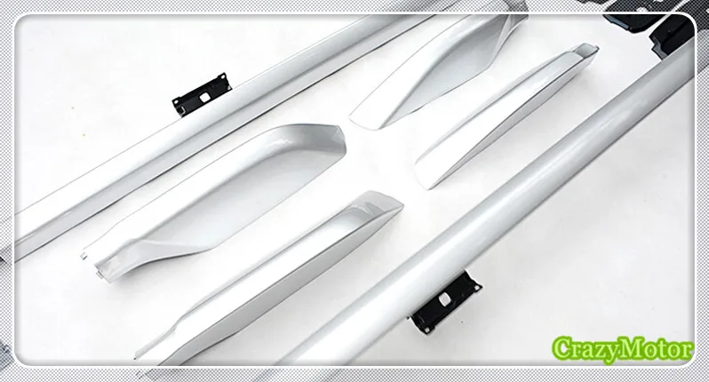 For Toyota Land Cruiser Prado FJ150 2010-2021 Silver Decorative Roof Rack Rails Luggage Carrier Bars Car Accessories | Автомобили и