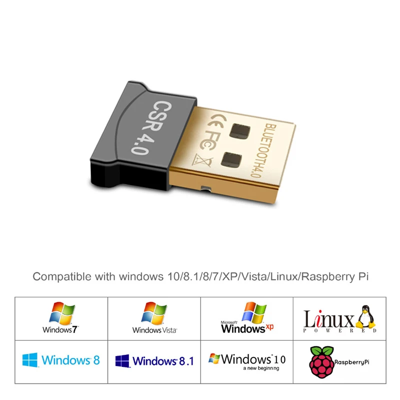 DAONO USB Bluetooth адаптер V4.0 CSR Двойной режим беспроводной Ключ 4 0 передатчик для Windows 10 8