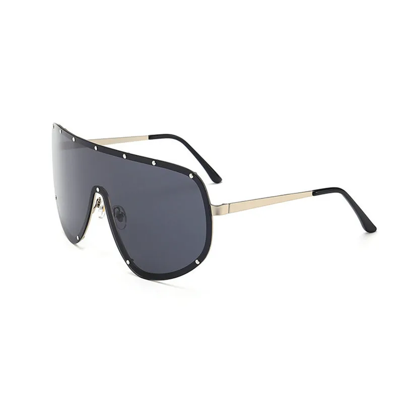 MINCL/поляризованные мужские и женские очки больших размеров цельные черные