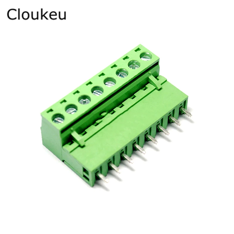 

5Sets 15EDG5.08 8P Straight pin Connecting terminal 2EDGK 5.08mm 8Pin Connector 2EDG5.08-8PV Plug+Socket