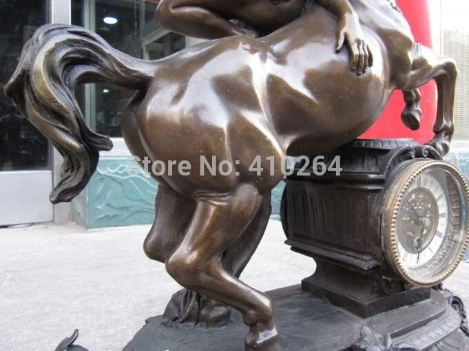 ГРЕЧЕСКОЙ МИФОЛОГИИ КЕНТАВРЫ BARYE ЧАСЫ БРОНЗОВАЯ СТАТУЯ | Дом и сад