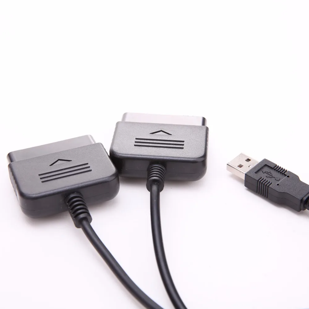 2 в 1 двойной USB порт контроллер адаптер конвертер для Sony PS1 PS2 к ПК 0 проводные аксессуары игрового