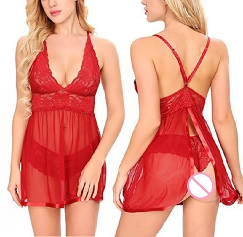 7 видов цветов Нижнее белье сексуальное эротическое платье Babydoll женское