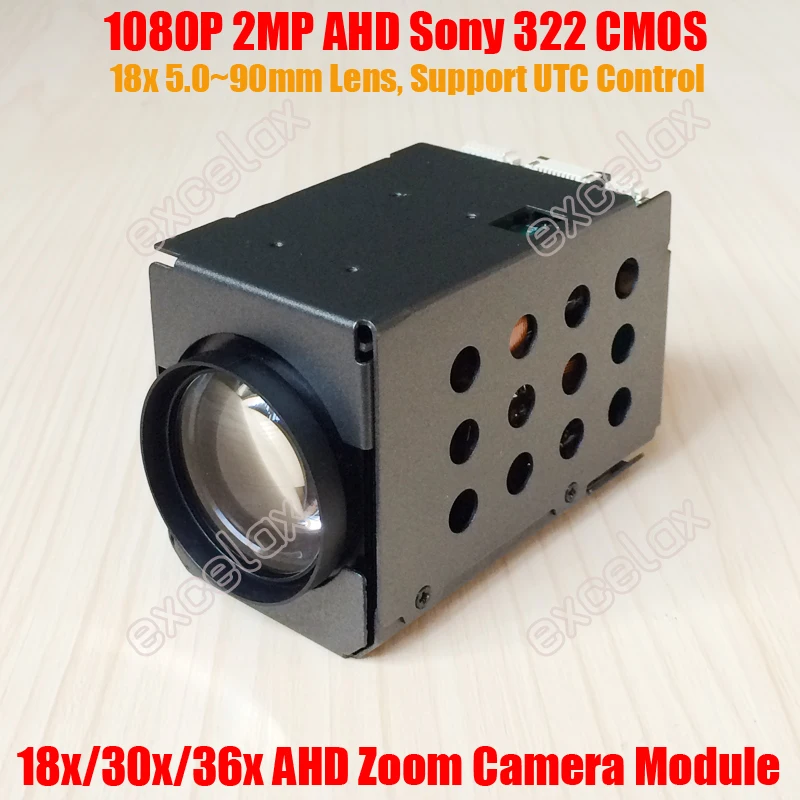 1080P 2MP AHD 18x оптический 30x 36x Sony IMX322 CMOS стандартный коаксиальный контроль аналоговый