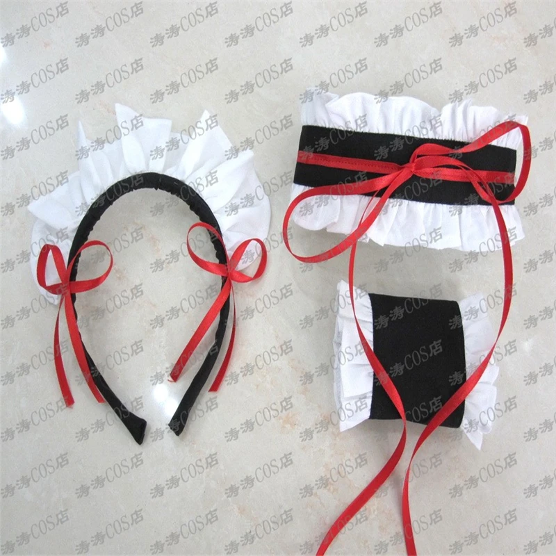 

Anime Cosplay Costume Steins Gate Akiha Rumiho Dress Handmaid's Dress School Dress Z