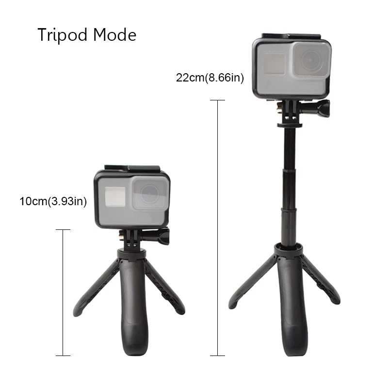 Мини штатив с креплением селфи палка выдвижной монопод для Gopro Hero 7 6 5 4 Xiaomi Yi 4K Sjcam