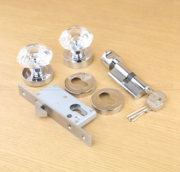 Устойчивая импортная двухсторонняя сферическая Хрустальная ручка раздвижная