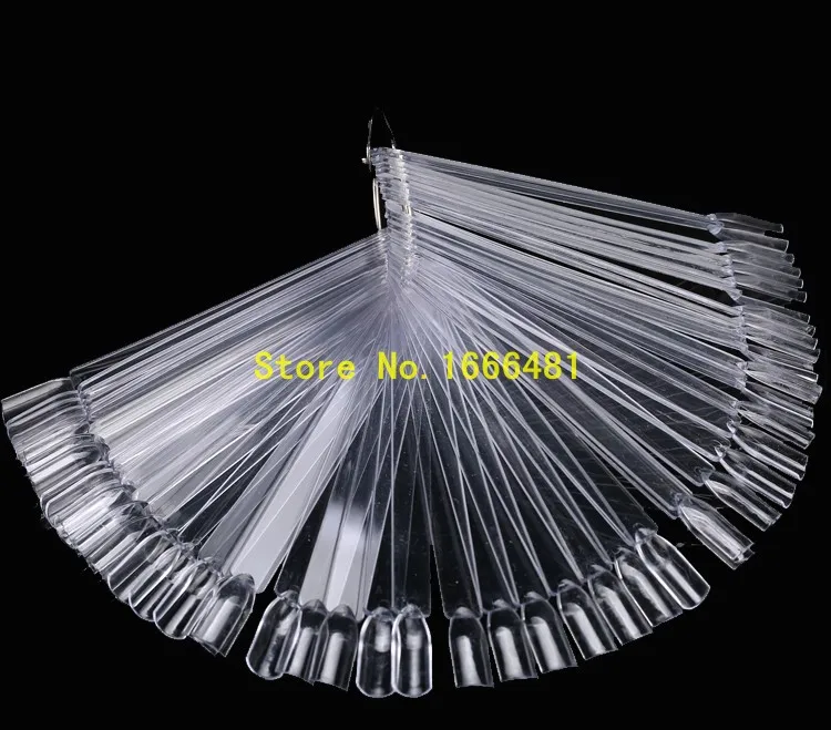 Free shipping 50 tips Nail Art Tips Stick Display Practice