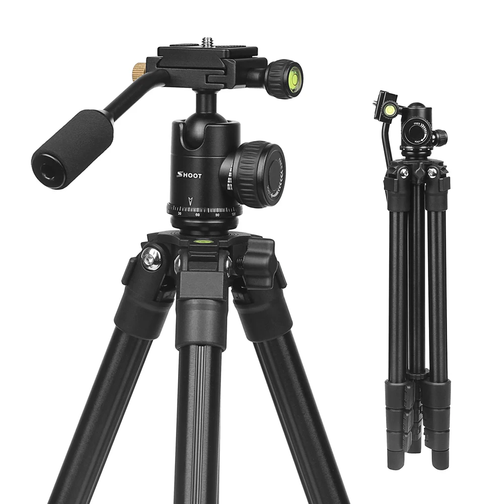 Штатив-подставка для камеры с шаровой головкой для Canon 1300D sony X3000 A6000 Nikon D3400 D5300 DSLR аксессуары для камеры