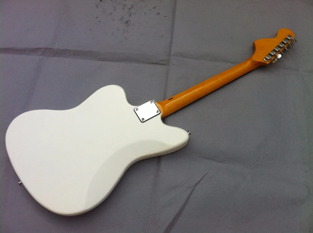 Top quality Classic player Jaguar Special electric guitar Adjusto-Matic bridge cream color
