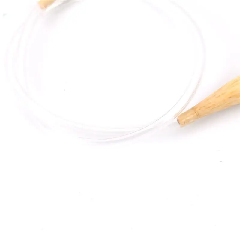 DoreenBeads 2 пары 10 мм бамбуковые круглые спицы натуральные ручные швейные иглы