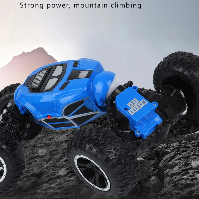 RC автомобиль внедорожные транспортные средства двухсторонний флип трюк 4WD 2 4 ГГц