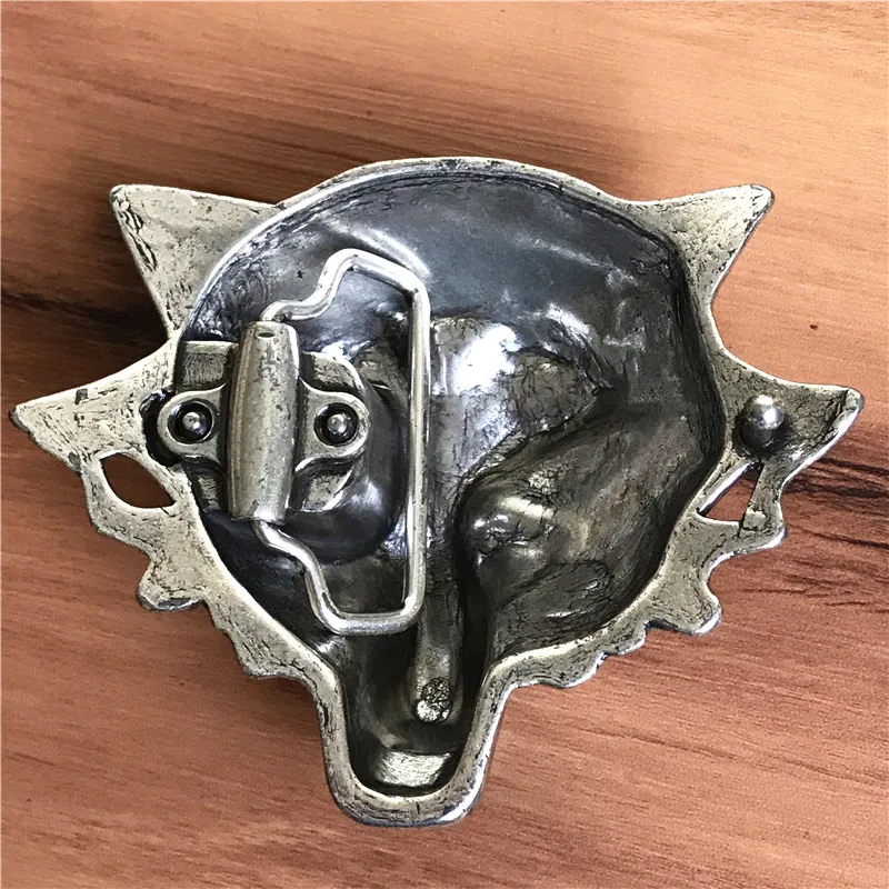 

Hot Sell Wolf Head Belt Buckle For Men Belt Diy Accessories Top Quality Alloy Metal Buckle AK0014