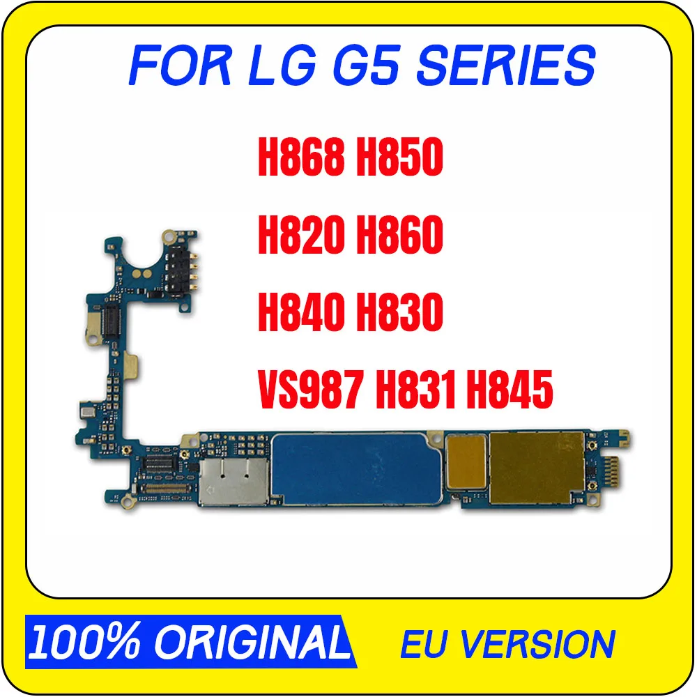 Разблокировки для LG G5 H868 H850 H820 H860 H840 H830 VS987 H831 H845 материнская плата с Android Системы для LG G5 материнская плата