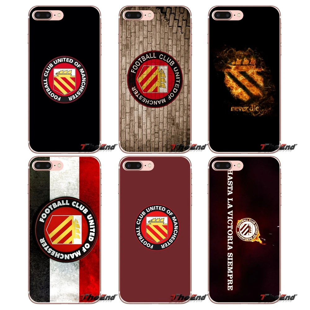 Чехол с логотипом для Sony Xperia Z Z1 Z2 Z3 Z5 compact M2 M4 M5 E3 T3 XA Aqua LG G4 G5 G3 G2 Mini FC Юнайтед из