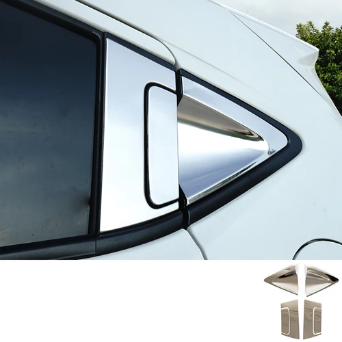 Silver Нержавеющая Автомобильная задняя дверная ручка крышка чаши из углеродного волокна внешняя ручка дверная чаша Накладка для Honda HR-V HRV- C1019 - Цвет: Silver