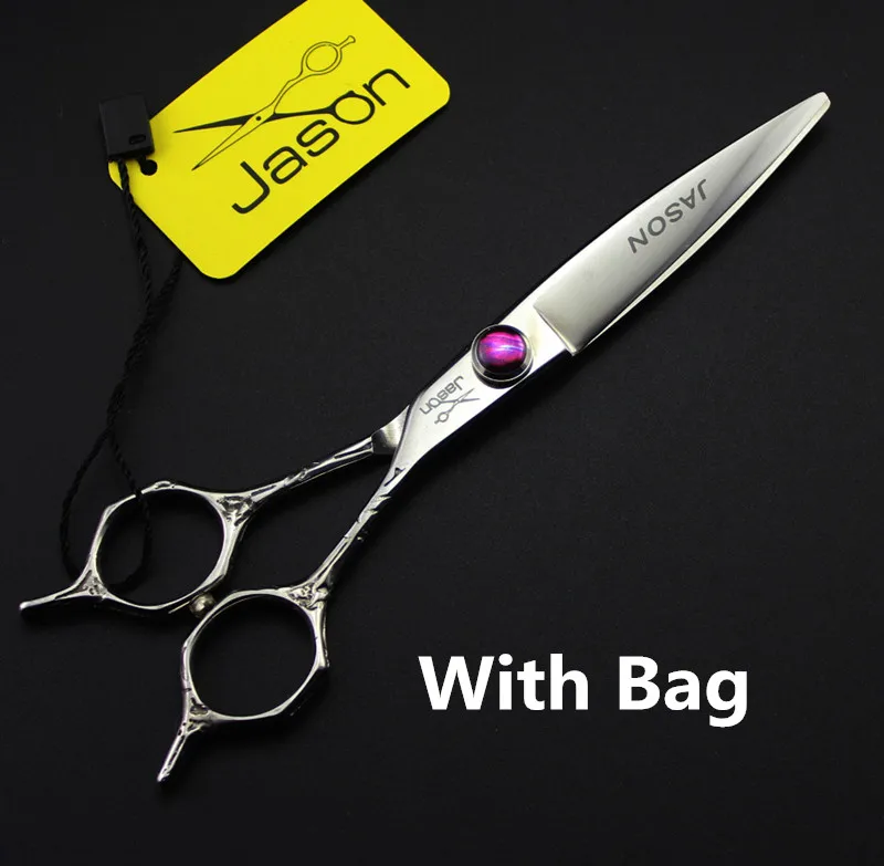 336#5,5 ''бренд Jason Высший сорт Парикмахерские ножницы JP 440C Bang Cut Парикмахерские ножницы филировочные ножницы для волос - Цвет: One Cutting Add Bag