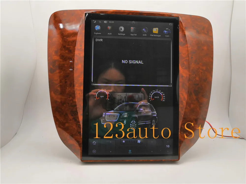 12,1 ''вертикальный автомобильный сенсорный экран в стиле Tesla Стиль Android 8,1 Авто автомобильная dvd-навигационная система плеер для GMC Yukon 2007 2008 2009 2010 2011 2012