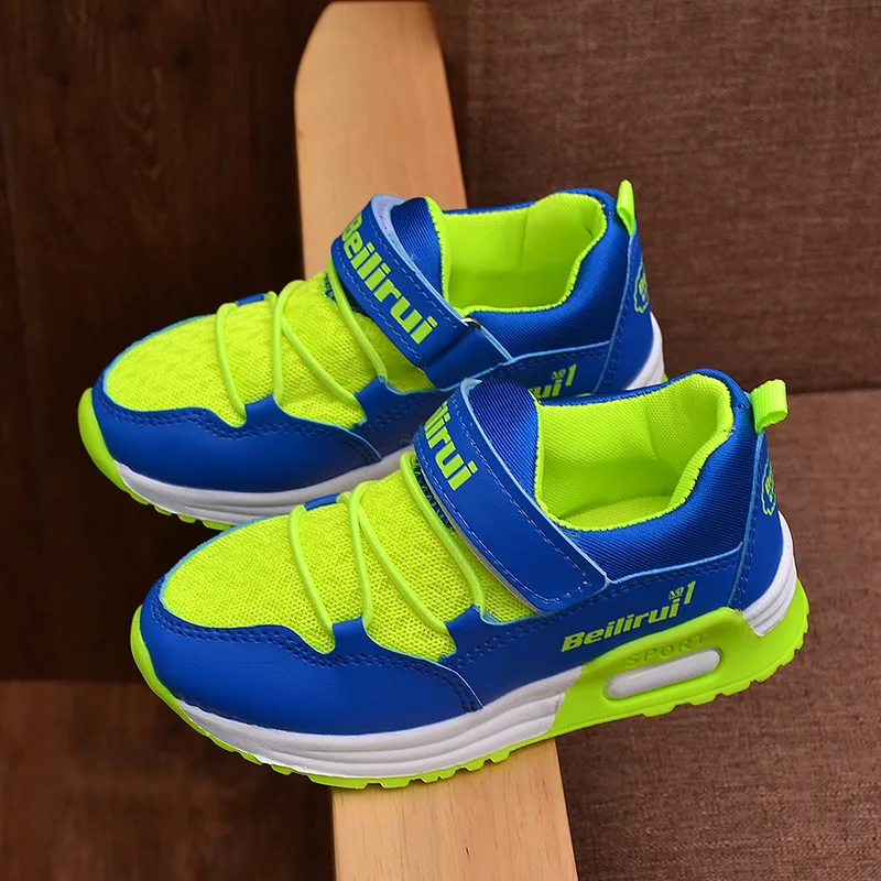 Спортивные Мальчиков Обувь Детская 2017 Новая Весна Сетки Дышащий Письмо Моды для
