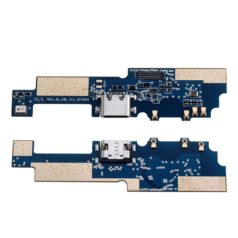 USB Board Ocolor для Oukitel K5000 кнопка гибкий кабель питания+ Кнопка громкости динамик наушник USB разъем плата для зарядки громкий динамик аксессуары - Цвет: USB Board