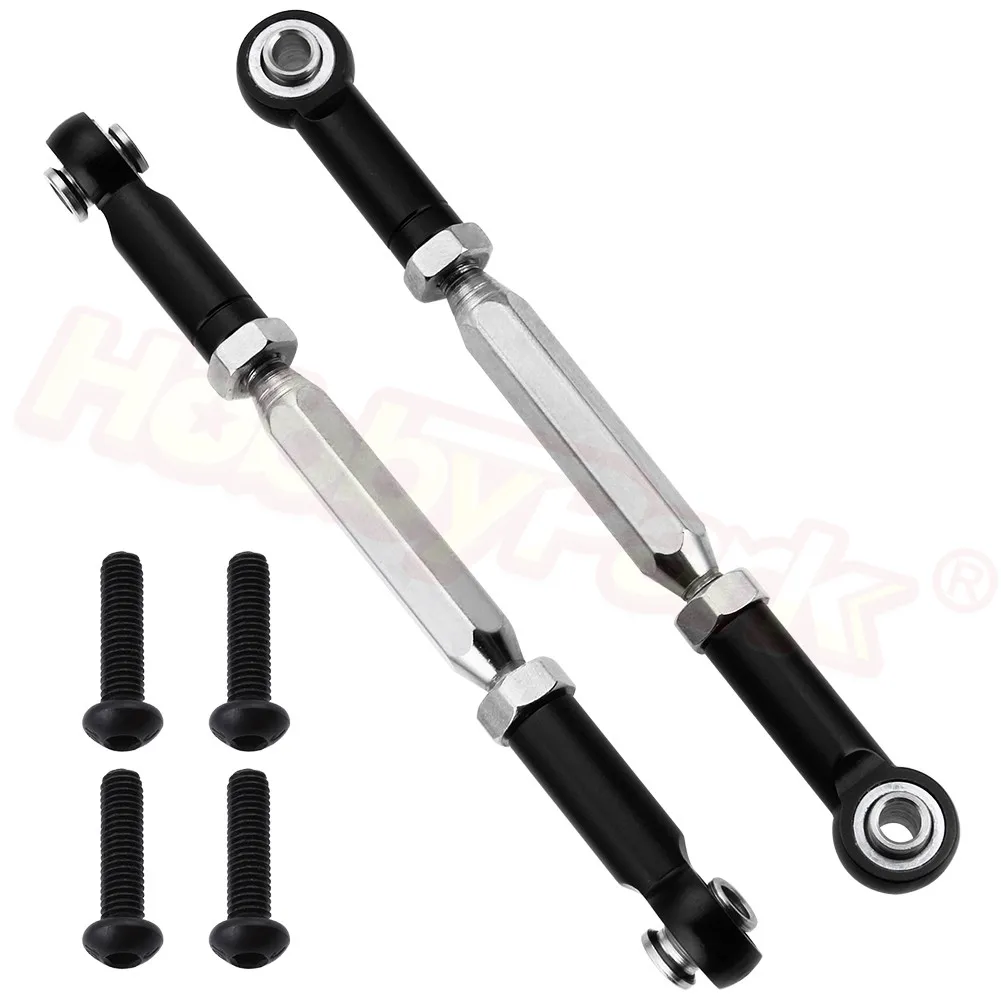 Linkage Rod 6864 Металлические алюминиевые части для JLB Racing CHEETAH 1/10 бесщеточный ру автомобиль монстр грузовик Замена Черный - Цвет: Linkage Rod 6864