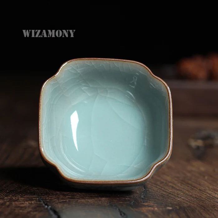 10 шт. Китайский Longquan Celadon фарфор кунг фу КИТАЙСКИЕ чашки чаша для чая 40 мл