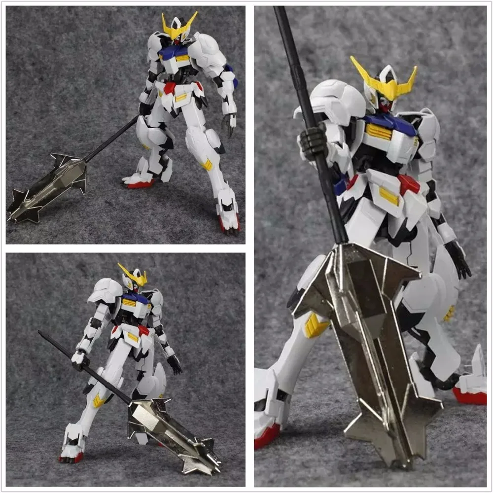 Металлическое оружие молоток копье серебро или серый ДЛЯ Bandai tv 1/100 мг ASW G 08 Barbatos