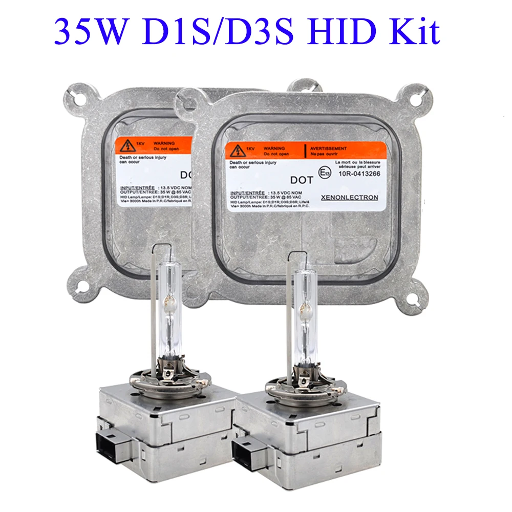 SKYJOYCE 35 вт HID комплект ксеноновых передних фар D1S D3S 4300K 5000K 6000K 8000K лампа балластный