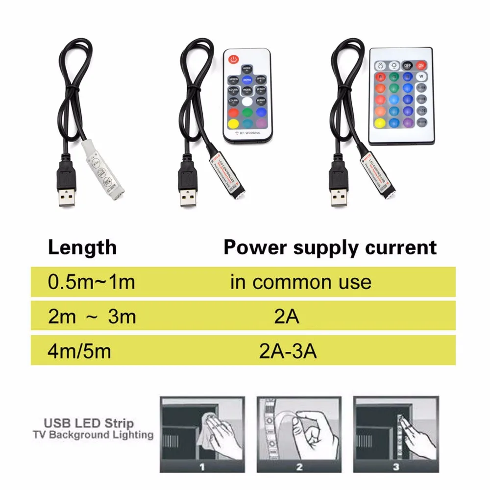 Светодиодная лента 5 в пост. Тока 5050 SMD RGB USB 1 м 2 3 4 м|rgb usb led|5v 50505050 smd |