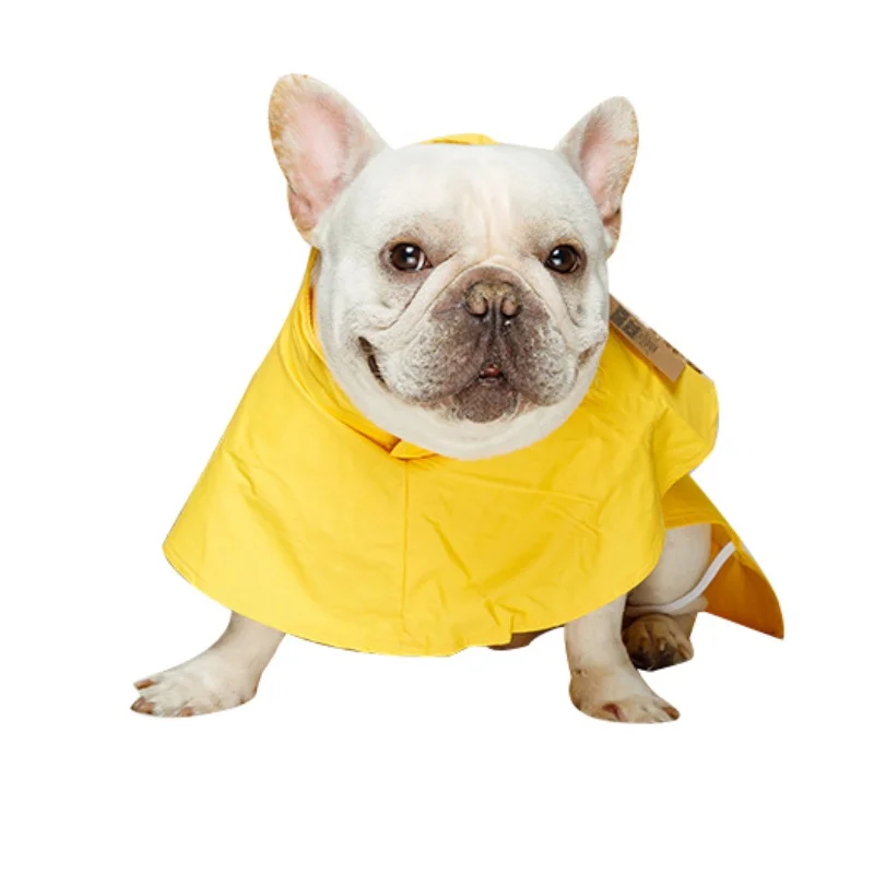 Ветрозащитный дождевик с капюшоном и шапкой куртка одежда для домашних животных