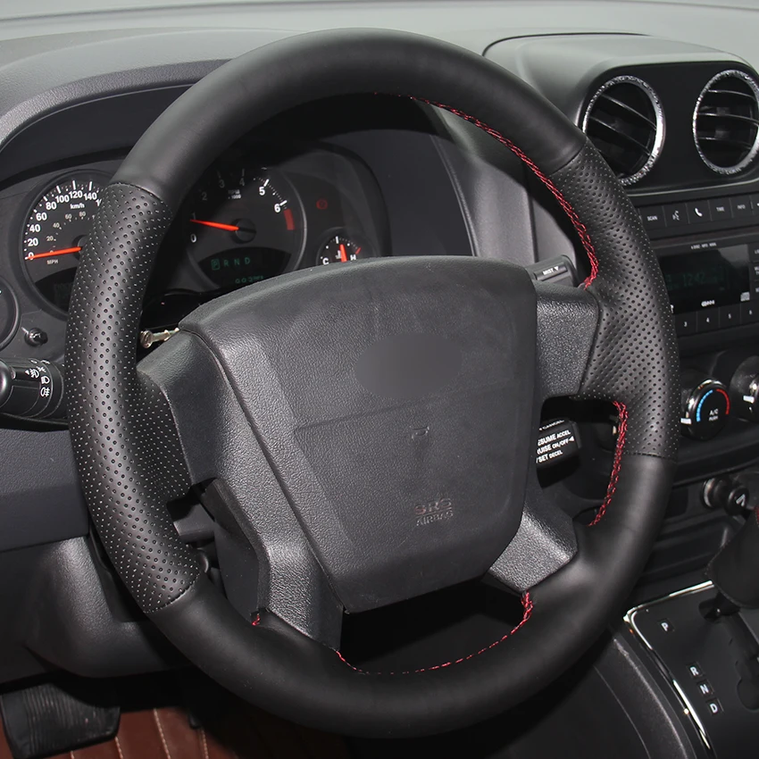 Черный чехол из натуральной кожи для Jeep Compass 2006-2010 Old Patriot 2007-2010 | Автомобили и