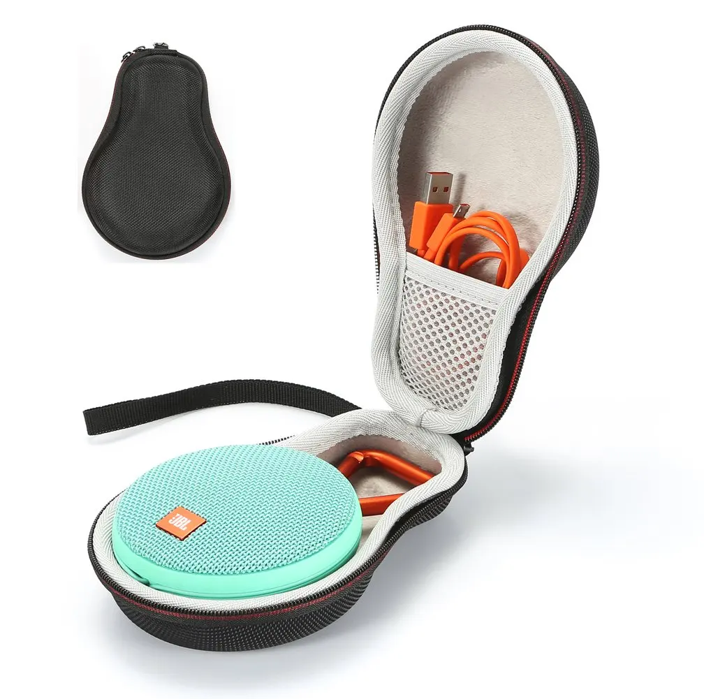 Жесткий чехол для путешествий сумка для хранения JBL Clip 2/Clip 3 Беспроводная Bluetooth Портативная колонка. Подходит для USB кабеля