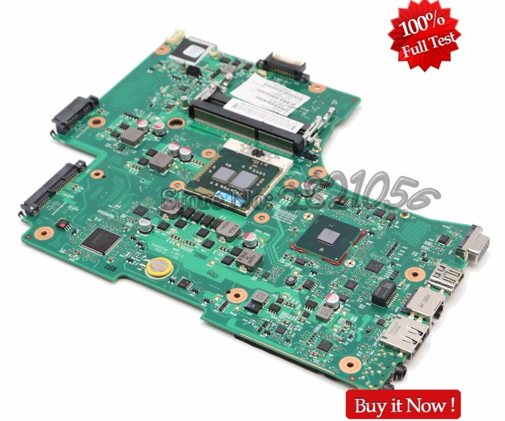 NOKOTION материнская плата для ноутбука Toshiba Satellite L650 C650 L655 основная плата V000218010 6050A2332401 HM55 UMA DDR3 Бесплатный процессор
