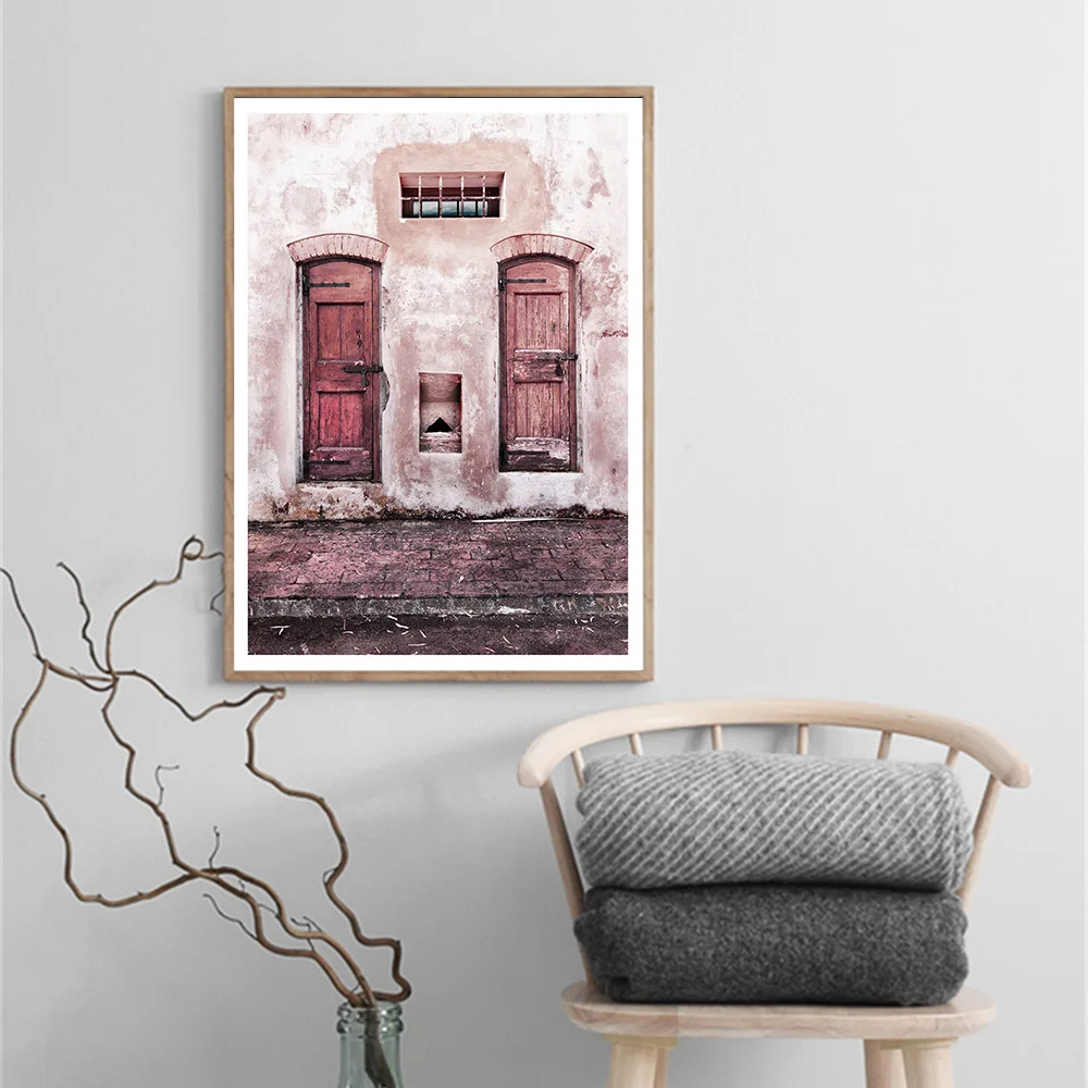 Decoracion двери Плакаты и принты Античная Архитектура картины на холсте Исламская