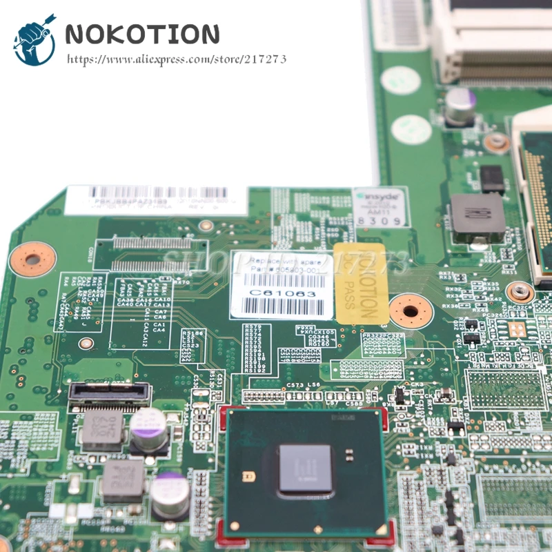 NOKOTION 615849-001 605903-001 материнская плата для ноутбука hp G62 G72 CQ62 HM55 UMA DDR3 основная плата процессор